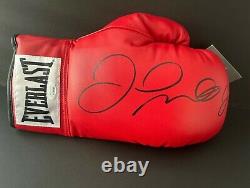 Floyd Mayweather Signed Red Leather Boxing Glove JSA WIT879189