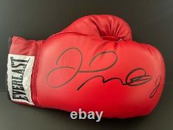 Floyd Mayweather Signed Red Leather Boxing Glove WIT879140