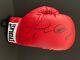 Floyd Mayweather Signed Red Leather Boxing Glove Wit879216