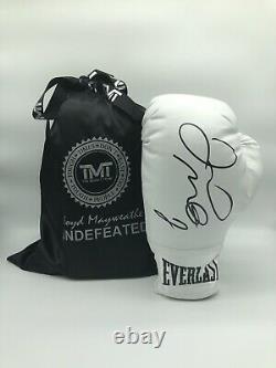 Floyd Mayweather TMT Signed Glove $£¥ Photo Proof Private Signing TMT C. O. A