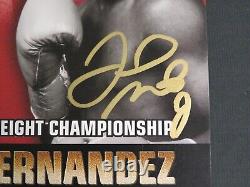 Floyd Mayweather Vs Genaro Hernandez Autographed Signed Program Psa Al2