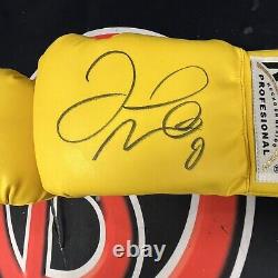 Floyd Mayweather WBC WBA Signed Pair Reyes Boxing Glove Autographed BAS COA