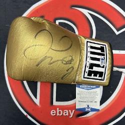 Floyd Mayweather WBC WBA Signed Title Boxing Glove Autographed BAS COA