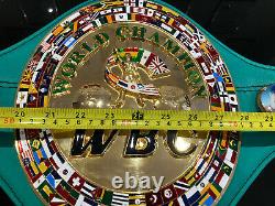 Floyd Mayweather WBC WORLD CHAMPION Commemorative Boxing Belt + CASE-WBA, WBO, IBF
