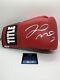 Floyd Mayweather Autographed Signed Red/silver Title Boxing Glove With Coa