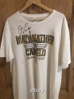 Floyd Mayweather jr autographed tee Shirt With COA Signed In London Uk TMT