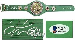 Floyd Mayweather signed Boxing Championship belt autograph BAS Beckett COA