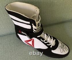 Floyd Mayweather signed Reebok boxing shoe boot Conor TMT