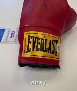 Floyd Mayweather signed auto inscription Everlast boxing glove PSA certified