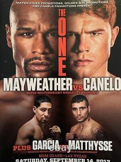 Floyd Mayweather vs Canelo Alvarez & Garcia-Matthysse Official 2013 Program RARE