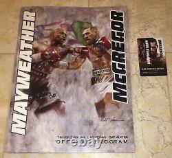 Floyd Mayweather vs Conor McGregor Programme & Room Key Card