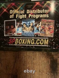 Floyd Mayweather vs Ricky Hatton 2007 Program With Neiman Cover Very Limited