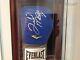 Floyd Money Mayweather Jr. Autographed Everlast Blue Leather Boxing Glove Coa