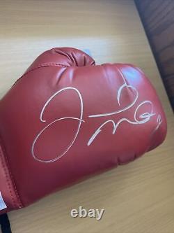 Floyd Money Mayweather Jr Signed Autographed Red Everlast Rh Boxing Glove Psa