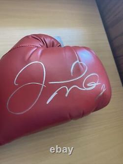 Floyd Money Mayweather Jr Signed Autographed Red Everlast Rh Boxing Glove Psa