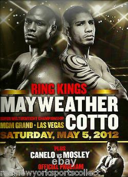 Floyd Money Mayweather Vs. Miguel Cotto Onsite Official Program 5/5/12 Rare