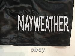 Floyd Money Mayweather signed boxing shorts trunks autograph Beckett BAS COA