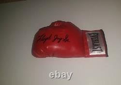Floyd mayweather signed glove