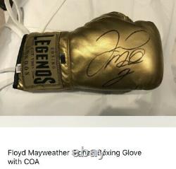 Floyd mayweather signed glove Inc COA