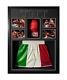 Framed Floyd Mayweather Signed Replica Glove And Shorts Combi With Lights