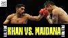Full Fight Amir Khan Vs Marcos Maidana