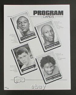 Limited Ed. /100 2004 Floyd Mayweather #162 Boxing Card On-Site Program SP Promo