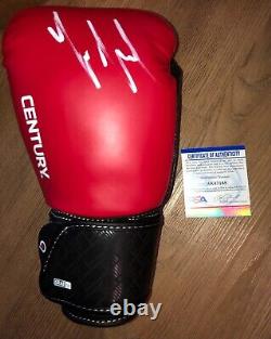 Logan Paul Youtube Signed Autographed Boxing Glove PSA Floyd Mayweather KSI WW 1