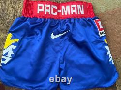 Manny Pacquiao autographed signed boxing trunks Beckett Authentication
