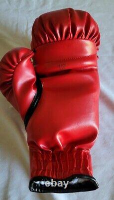 OSCAR DE LA HOYA / FLOYD MAYWEATHER JR. Autographed SIGNED Everlast Boxing Glove