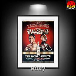 OSCAR DE LA HOYA vs. FLOYD MAYWEATHER Official Fight Sponsors Boxing Poster 30D