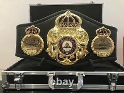 Official WBA SUPER CHAMPION-FLOYD MAYWEATHER Boxing Belt Duplicate + CASE+C. O. A