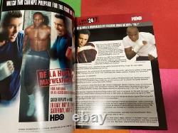 Oscar De La Hoya vs Floyd Mayweather Boxing World Fight Pamphlet Naoya Mon