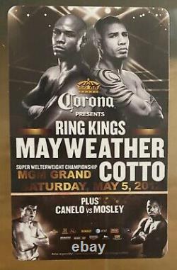 RARE Floyd Mayweather V MIGUEL COTTO Official Programme Plus MGM Room Key Card