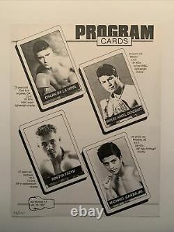 Rare Floyd Mayweather (2-0) vs Jerry Cooper 1997 Bout Sheet, #49/100