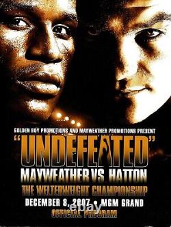 Ricky Hatton V Floyd Mayweather Jnr. Fight Programme