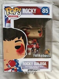 Rocky Balboa Post Fight Custom Funko Pop with Protector
