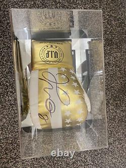 SIGNED Floyd Mayweather Gold VIP Rare Glove with Certificate Of Authenticity