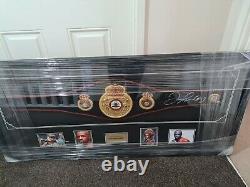 Signed Floyd Mayweather Framed Belt Beckett Coa On Belt Cash On Collection