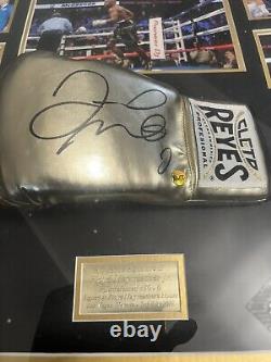 Signed boxing memorabilia framed