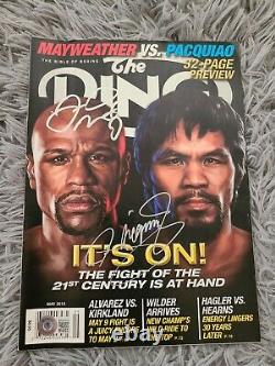 The Ring Magazine Signed By Floyd Mayweather & Manny Pacquiao