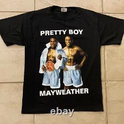 Vintage Floyd Mayweather Boxing Rap Tee T-shirt size M VTG 90s
