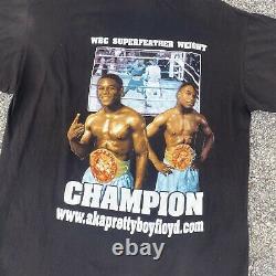 Vtg 90s Pretty Boy Floyd Mayweather Black Rap Tee Size XXL Boxing Rap T-Shirt