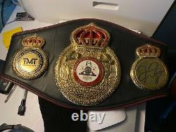 WBA wold boxing title belt signed by Floyd Mayweather Jr