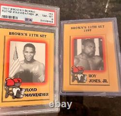 1997 Browns Boxe Floyd Mayweather Jr Rookie Card Rc #51 Ensemble Complet! Psa