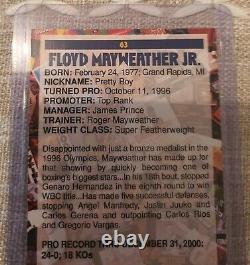 2001 Brown’s Boxing Floyd Mayweather #63 Rookie Full Auto Vintage Signature