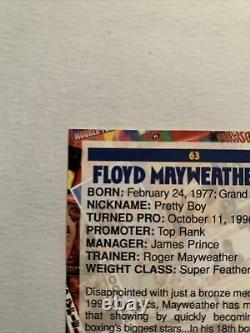 2001 Floyd Mayweather Browns Carte De Boxe #63 Ressemble À Un Grade De 10 Ou 9