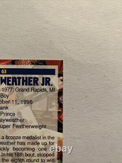 2001 Floyd Mayweather Browns Carte De Boxe #63 Ressemble À Un Grade De 10 Ou 9
