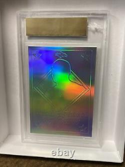 2017 Leaf Floyd Mayweather Gold Prismatic Fight Of The Century 1/1 Ssp