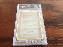 2017 Topps Floyd Mayweather Jr Gold Framed Auto Boxing Card 12/15 Psa 9 Auto 7