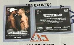 2017 Topps Maintenant Floyd Mayweather Conor Mcgregor Face-off #mm3 08.25.17